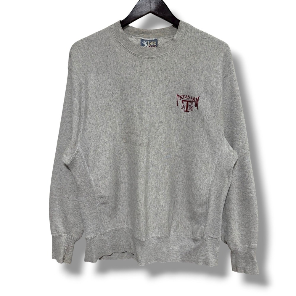 Vintage 90s Lee Sport Texas A&M Aggies Crewneck Sweater‎ *Stained XL 24 x 29